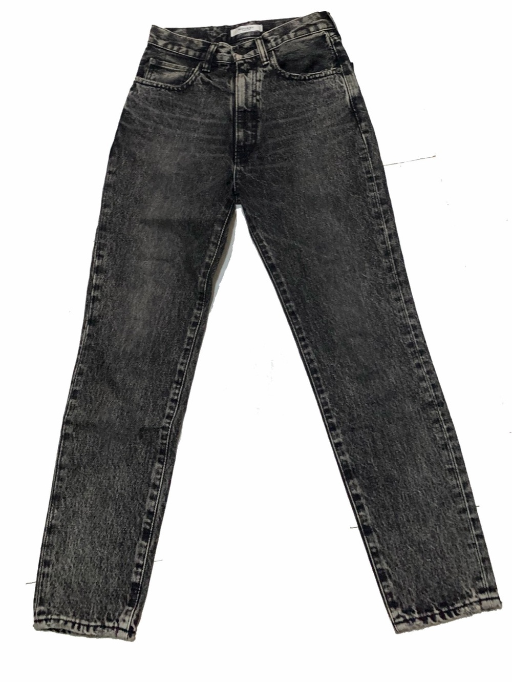 Moussy High-Rise Washed Black Jeans
